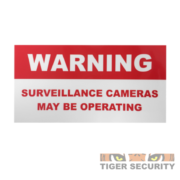 Arrowhead CCTV Warning Sticker, Pack of 5 on sale