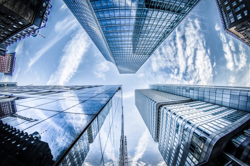 Sky scraper office building security alarms
