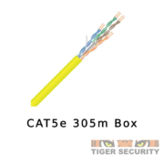 Tycab 4 Pair Twisted CAT5e Yellow Cable, Box of 305m on sale