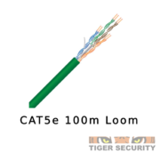Tycab 4 Pair Twisted CAT5e Green Cable, 100m Loom on sale
